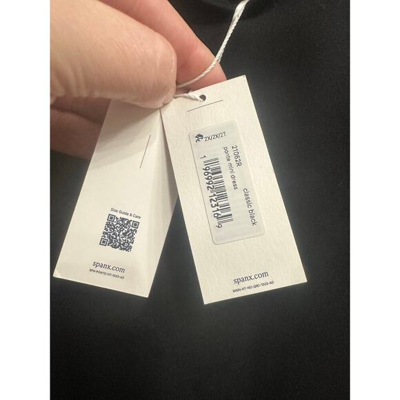 Spanx Women’s Black Sheet Dress New size 2xl - Picture 4 of 8